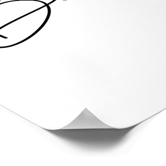 Waterverf Dieren Faux Modern Gold Welkom Poster (Hoek)