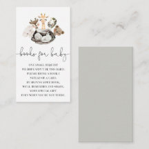 Waterverf dieren Faux moderne Gold Books voor Baby