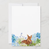 Waterverf Dieren Floral wildlife Kaart (Achterkant)