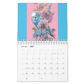 Waterverf Dieren Kalender Hand geschilderde Kunst (Jan 2027)
