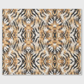 Waterverf Dieren skin print Safari thema Cadeaupapier (Vlak)