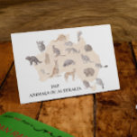 Waterverf Dieren uit Australië Briefkaart<br><div class="desc">Dit ontwerp kan worden gepersonaliseerd door de Edit optie van het Ontwerp te kiezen. Je kunt ook overdragen naar andere objecten. Neem contact met me op via colorflowcreations@gmail.com of gebruik de chatoptie bovenaan de pagina als u dit ontwerp op een ander product wilt plaatsen of hulp nodig hebt. Bekijk meer...</div>
