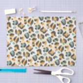 Waterverf — Dierenluipaard afdrukken Tissuepapier (Craft)