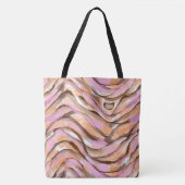 Waterverf - Dierenpringspatroon Tote Bag (Voorkant)