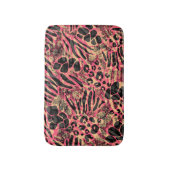 Waterverf Dierensafari Print Badmat (Voorkant Verticaal)