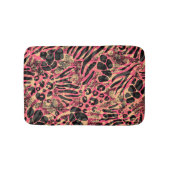 Waterverf Dierensafari Print Badmat (Voorkant)