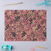 Waterverf Dierensafari Print Tissuepapier (Craft)