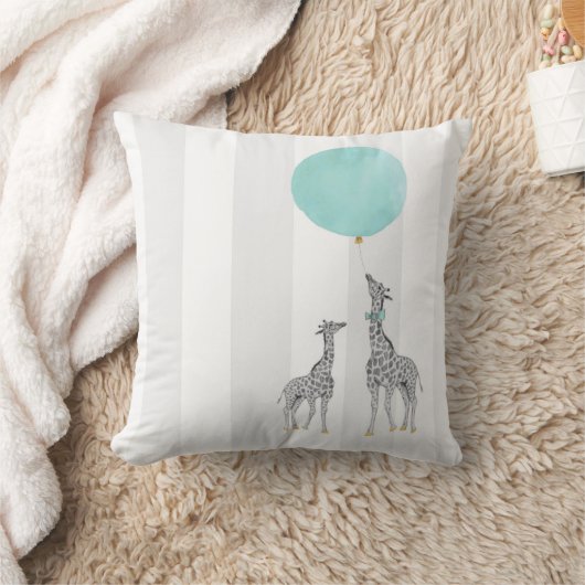 Waterverf Dierproppen Kussen (Deken)