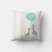 Waterverf Dierproppen Kussen (Voorkant)