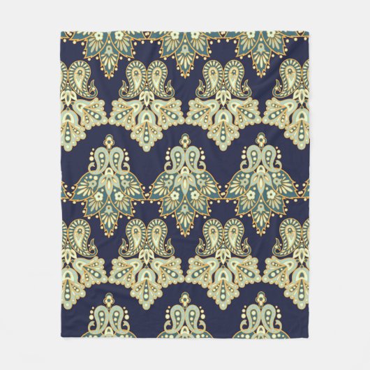 waterverf digitaal achtergrondpatroon op texturen fleece deken (Voorkant)