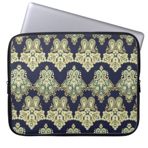 waterverf digitaal achtergrondpatroon op texturen laptop sleeve
