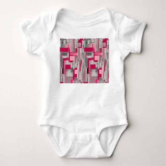 Waterverf digitale patchwork: naadloos patroon romper (Voorkant)