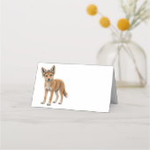 Waterverf Dingo Feestje Plaatskaartje (Achterkant)