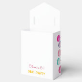 Waterverf Dino feestjes Bedankdoosjes (Geopend)