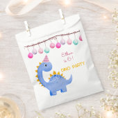 Waterverf Dino feestjes Bedankzakje (Geknipt)