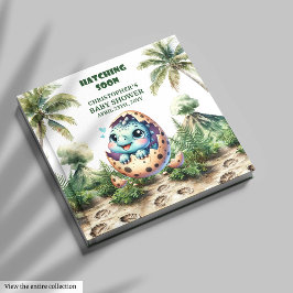 Waterverf Dino Hatching binnenkort aanmelden boek