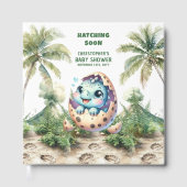 Waterverf Dino Hatching binnenkort aanmelden boek (Voorkant)