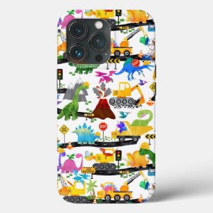 Waterverf Dinosaur Construction Kinder Cute Case-Mate iPhone Case