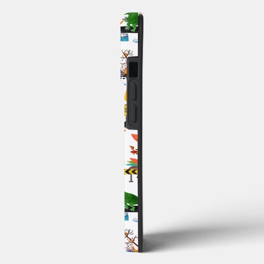 Waterverf Dinosaur Construction Kinder Cute Case-Mate iPhone Case (Achterkant / Links)