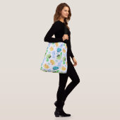 Waterverf Dinosaur Naadloos Patroon Crossbody Tas (Op model)