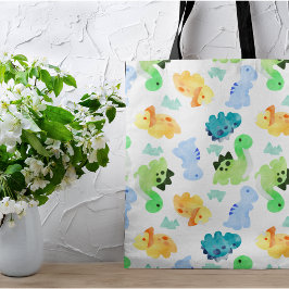 Waterverf Dinosaur Naadloos Patroon Crossbody Tas