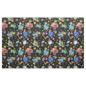 Waterverf Dinosaur Space Construction Cute Kinder Stof (Yard (91,4 cm))