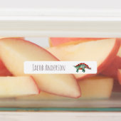 Waterverf Dinosaurs Kinder naam Waterdicht Labels (Aangebracht)