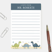 Waterverf Dinosaurs Wetenschapsleraar Post-it® Notes