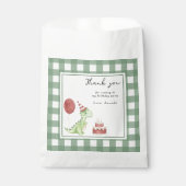 Waterverf Dinosaurus 1e verjaardag Bedankzakje (Voorkant)