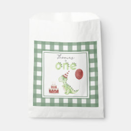Waterverf Dinosaurus 1e verjaardag Bedankzakje
