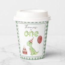 Waterverf Dinosaurus 1e verjaardag