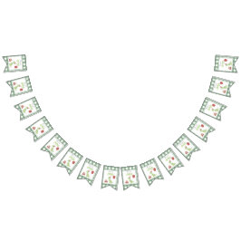 Waterverf Dinosaurus 1e verjaardag Vlaggetjes