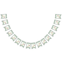 Waterverf dinosaurus 2e geboortedag vlaggetjes