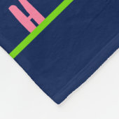 Waterverf dinosaurus alfabet kleurrijke Dino Kinde Fleece Deken (Hoek)