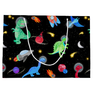 Waterverf Dinosaurus Astronauten In De Ruimte Verj Groot Cadeauzakje