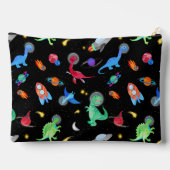 Waterverf Dinosaurus Astronauten In De Ruimte Zwar Etui (Achterkant)
