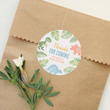 Waterverf Dinosaurus Baby shower