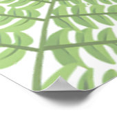 Waterverf Dinosaurus Baby shower Welkomstbord Poster (Hoek)