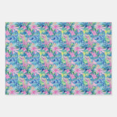 Waterverf Dinosaurus Gift Wrap, Kinder Dino Wrappi Inpakpapier Vel (Voorkant)