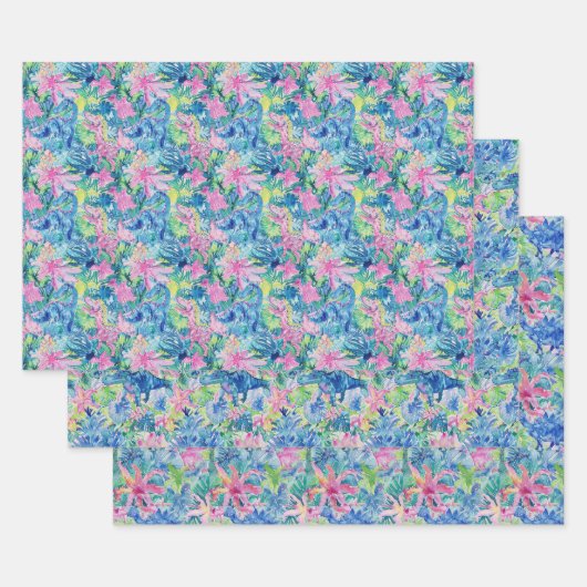 Waterverf Dinosaurus Gift Wrap, Kinder Dino Wrappi Inpakpapier Vel (Set)