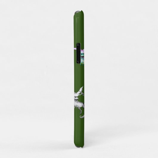 Waterverf Dinosaurus Kinderen Monogram Case-Mate iPhone Case (Achterkant/rechts)