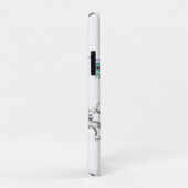 Waterverf Dinosaurus Kinderen Monogram Case-Mate iPhone Case (Achterkant/rechts)
