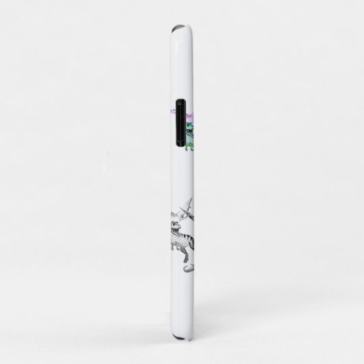 Waterverf Dinosaurus Kinderen Monogram Case-Mate iPhone Case (Achterkant/rechts)