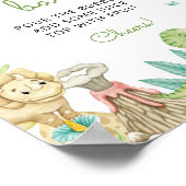 Waterverf Dinosaurus Mom-osa Bar Poster (Hoek)