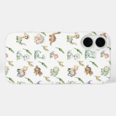 Waterverf Dinosaurus Ontdekking iphone Hoesje (Achterkant (horizontaal))