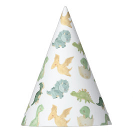 Waterverf Dinosaurus Party Dino Mite Verjaardag Feesthoedjes