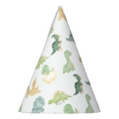 Waterverf Dinosaurus Party Dino Mite Verjaardag Feesthoedjes (Links)