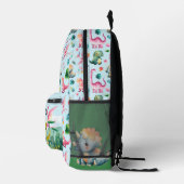 Waterverf Dinosaurussen Prehistorisch Patroon met  Bedrukte Rugzak (Rechts)