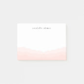 Waterverf Dip Dye Blush Pink Feminine Ombre Post-it® Notes (Voorkant)