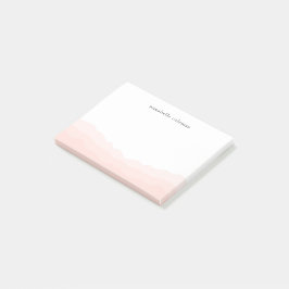 Waterverf Dip Dye Blush Pink Feminine Ombre Post-it® Notes
